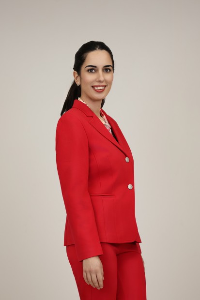 Straight-Cut Crepe Blazer| M47 Modas Benidorm