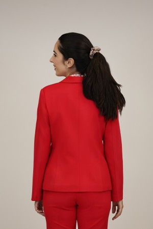 Straight-Cut Crepe Blazer| M47 Modas Benidorm