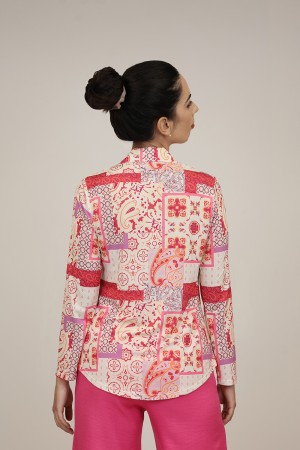 Camisa Estampada de Mujer| Camisa Coordinada| M47 Modas Benidorm