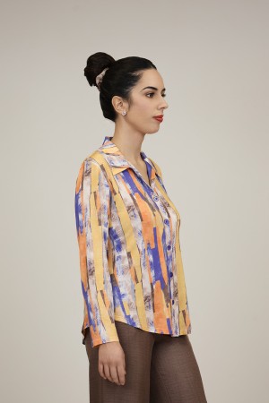 Camisa Estampada de Mujer| Camisa Coordinada| M47 Modas Benidorm