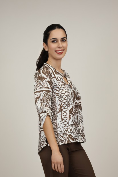 Blouse Paisley Print| M47 Modas Benidorm