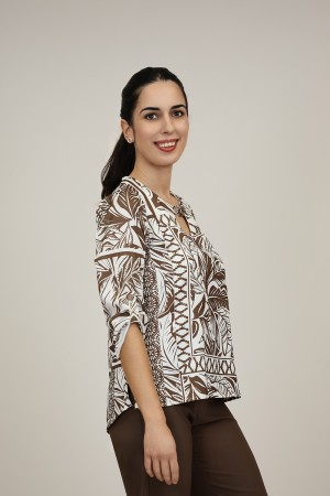 Blouse Paisley Print| M47 Modas Benidorm