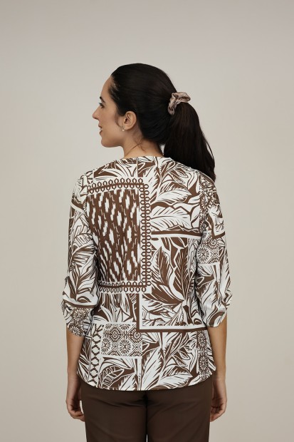 Blouse Paisley Print| M47 Modas Benidorm