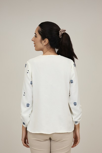 Blouse Paisley Print| M47 Modas Benidorm