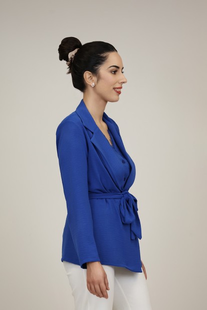 Blue Jeans Leatherette Details| M47 Modas Benidorm