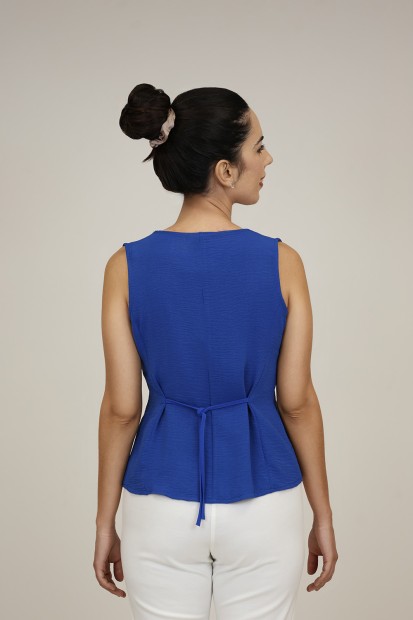 Blue Jeans Leatherette Details| M47 Modas Benidorm