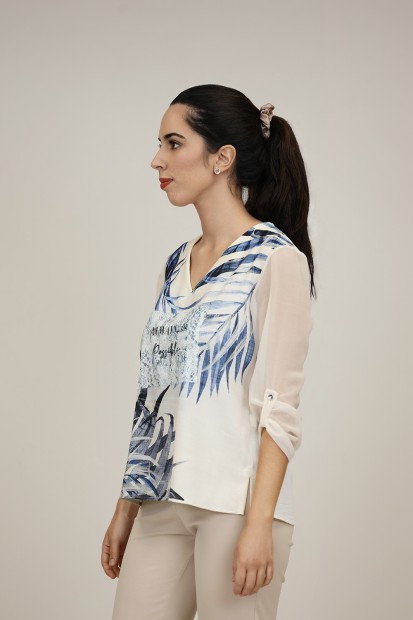 Blouse Paisley Print| M47 Modas Benidorm
