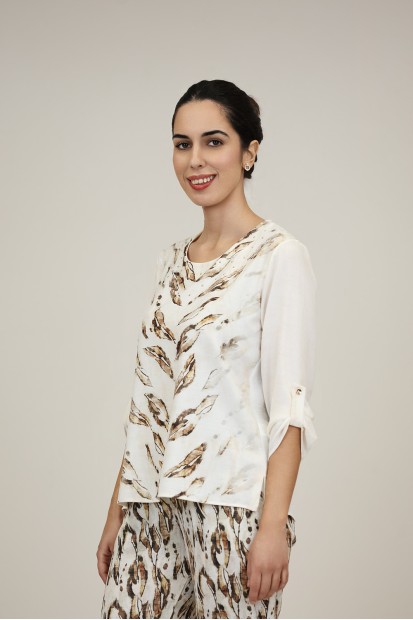 Blouse Paisley Print| M47 Modas Benidorm