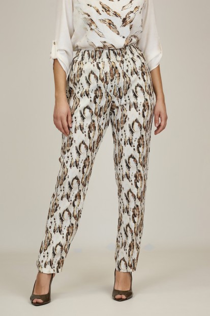 Pantalones de Mujer| Pantalon Palazzo Animal Print | M47 Modas Benidorm