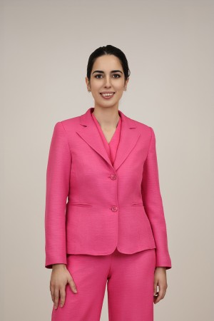Straight-Cut Crepe Blazer| M47 Modas Benidorm