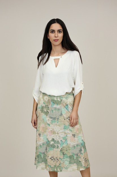 Midi Skirt Liberty Print| M47 Modas Benidorm