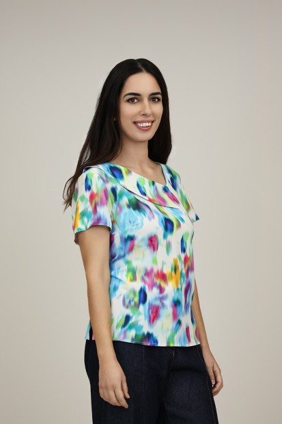 Blusa Estampad  Blusa Invitada| M47 Modas Benidorm