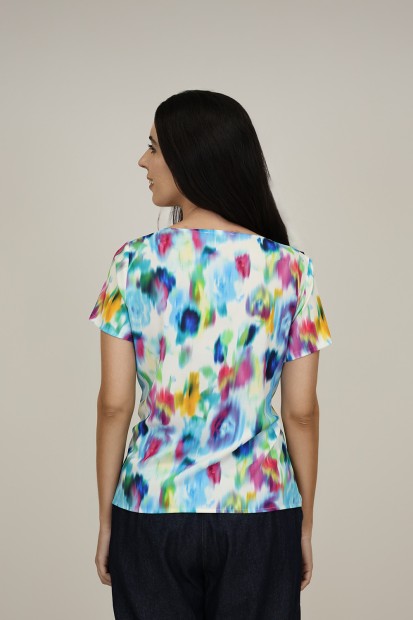 Blusa Estampad  Blusa Invitada| M47 Modas Benidorm