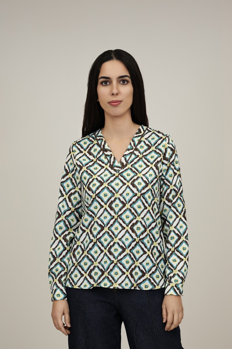 Blouse Paisley Print| M47 Modas Benidorm
