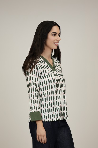 Blouse Paisley Print| M47 Modas Benidorm