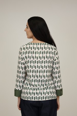 Blouse Paisley Print| M47 Modas Benidorm