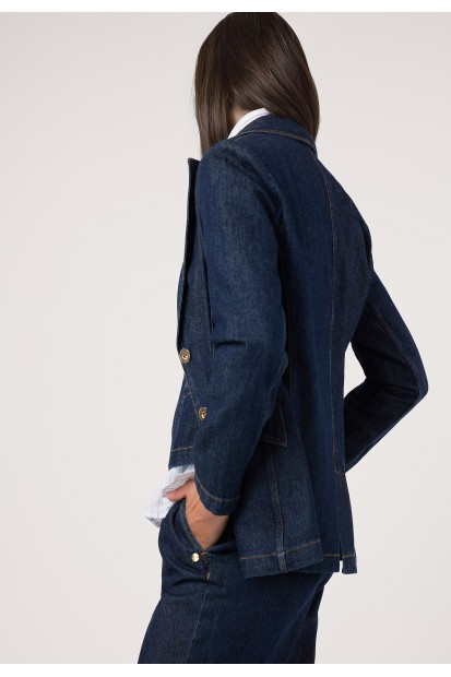 Denim Drop| Blazer de Mujer| Chaqueta Denim| M47 Modas Benidorm
