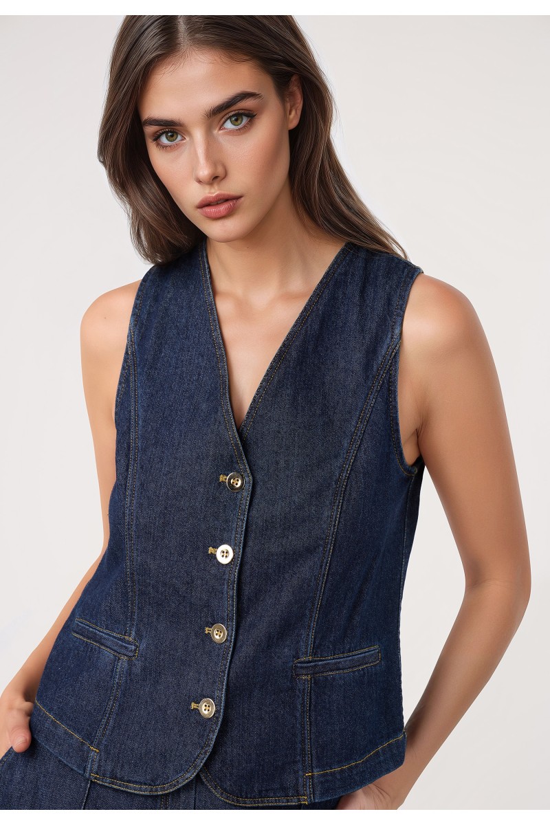 Denim Drop| Blazer de Mujer| Chaqueta Denim| M47 Modas Benidorm