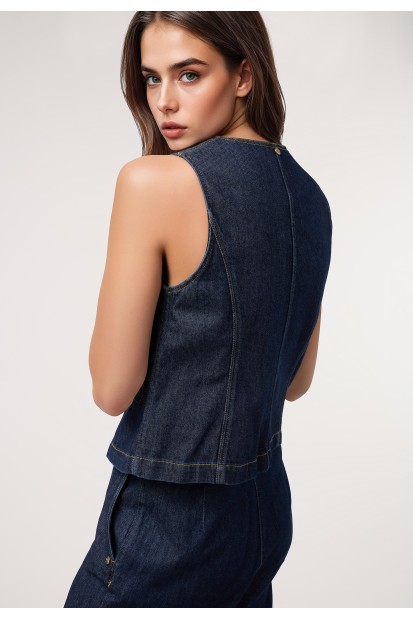 Denim Drop| Blazer de Mujer| Chaqueta Denim| M47 Modas Benidorm