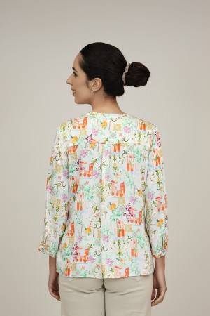 Camisa de Mujer| Camisa Viscosa Eco Estampada| M47 Modas Benidorm