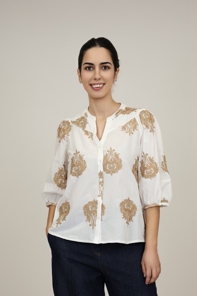 Flowing Printed Blouse| M47 Modas Benidorm