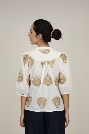 Flowing Printed Blouse| M47 Modas Benidorm