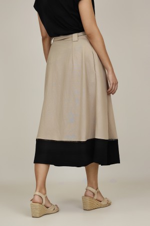 Cotton an organza T- shirt| M47 Modas Benidorm