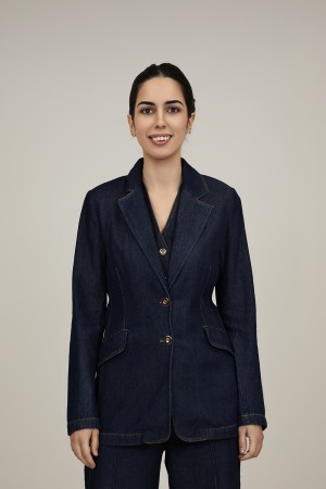 Denim Drop| Blazer de Mujer| Chaqueta Denim| M47 Modas Benidorm