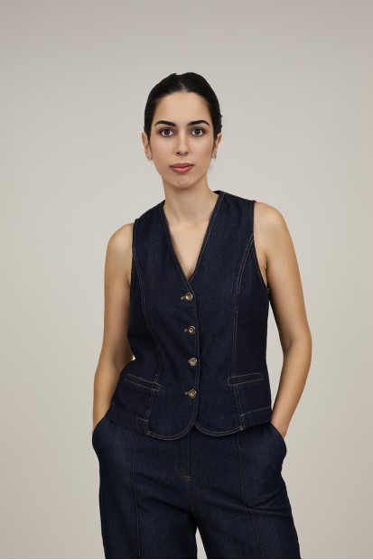 Denim Drop| Blazer de Mujer| Chaqueta Denim| M47 Modas Benidorm