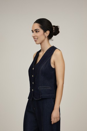 Denim Drop| Blazer de Mujer| Chaqueta Denim| M47 Modas Benidorm