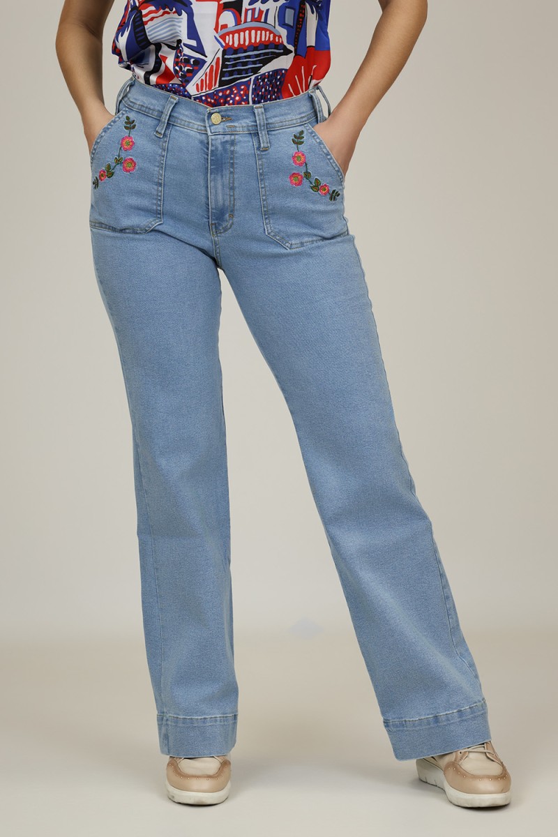 Pantalones de Mujer| Pantalon Tiro Alto| M47 Modas Benidorm