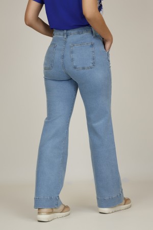 Blue Jeans Leatherette Details| M47 Modas Benidorm