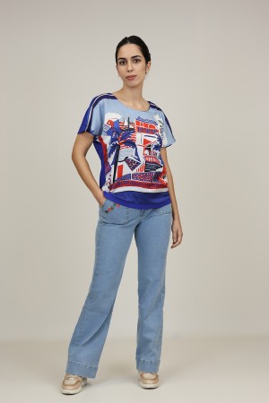 Pantalones de Mujer| Pantalon Tiro Alto| M47 Modas Benidorm