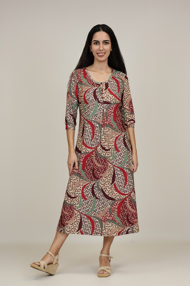 Boho Multicolored Dress| M47 Modas Benidorm