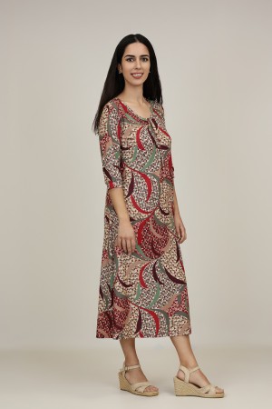 Boho Multicolored Dress| M47 Modas Benidorm