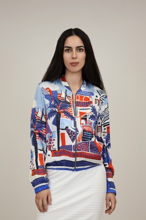 Midi Dress Flared Cut Seventies Print| M47 Modas Benidorm