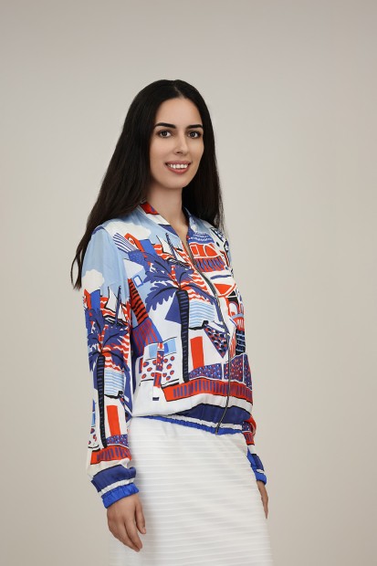 Bomber Estampada| Nueva Coleccion| M47 modas Benidorm