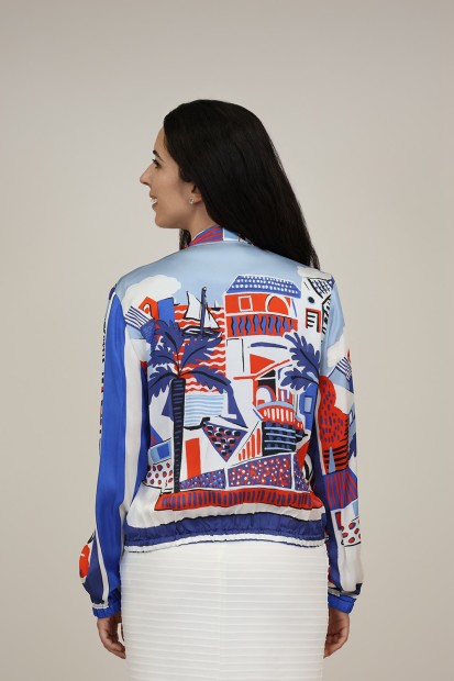 Bomber Estampada| Nueva Coleccion| M47 modas Benidorm