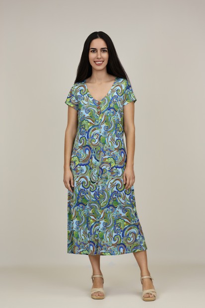 Boho Multicolored Dress| M47 Modas Benidorm