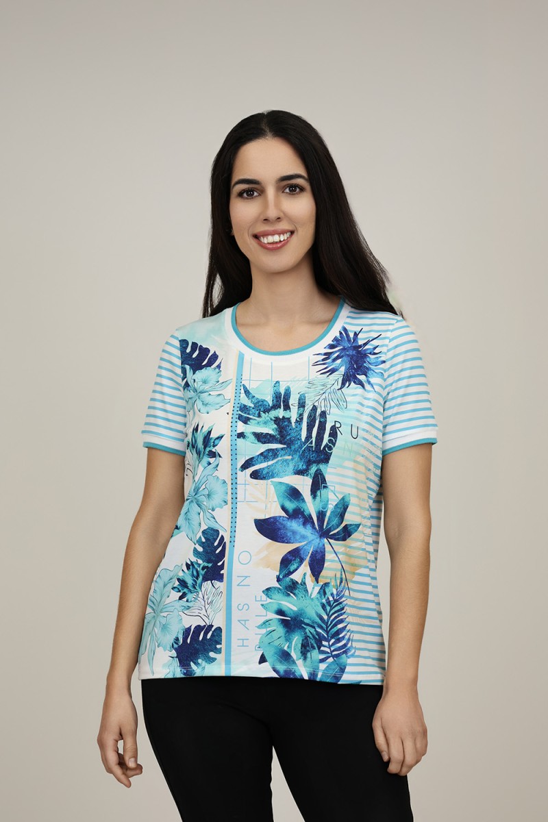 Zip Jacket Sailor Print | M47 Modas Benidorm