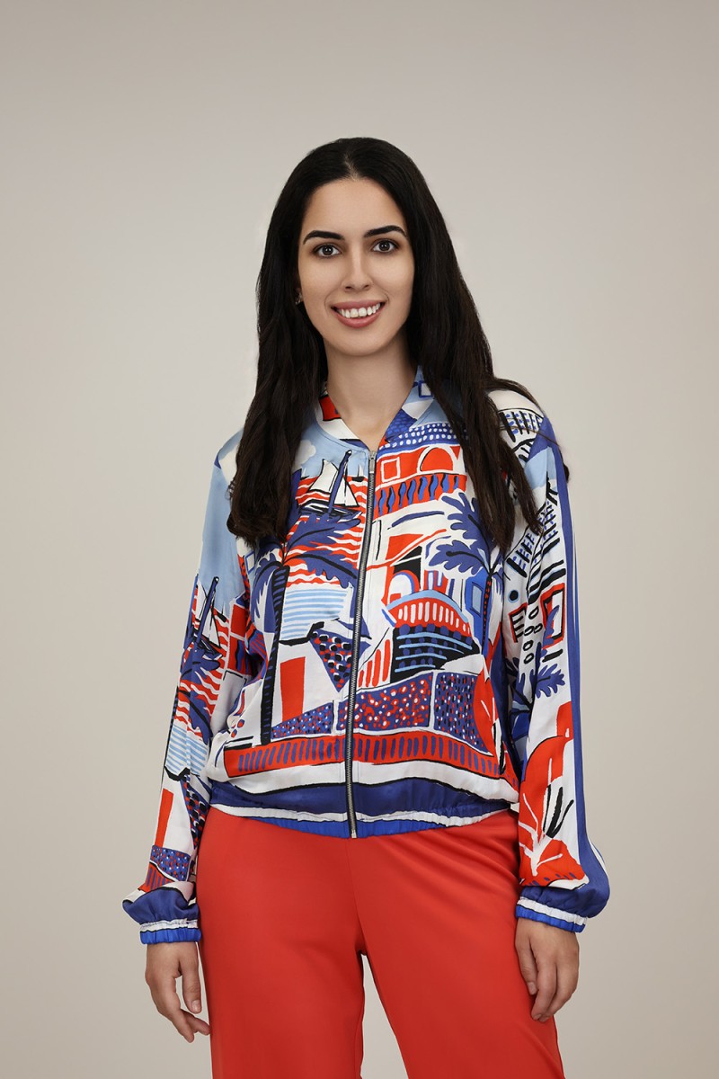 Midi Dress Flared Cut Seventies Print| M47 Modas Benidorm