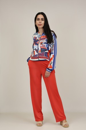 Pantalones de Mujer| Pantalon Recto Puntol| M47 Modas Benidorm