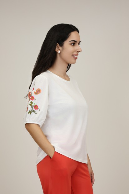 Camiseta Viscosa Eco| Camiseta Blanca| M47 Modas Benidorm