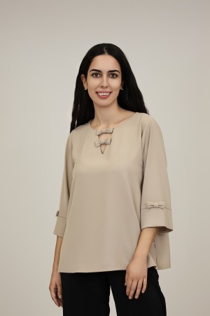 Organic Cotton Shirt Sequins Hearts| M47 Modas Benidorm