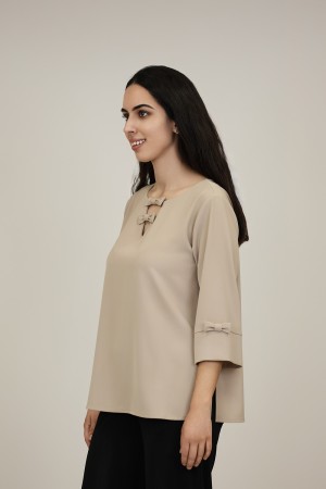 Organic Cotton Shirt Sequins Hearts| M47 Modas Benidorm