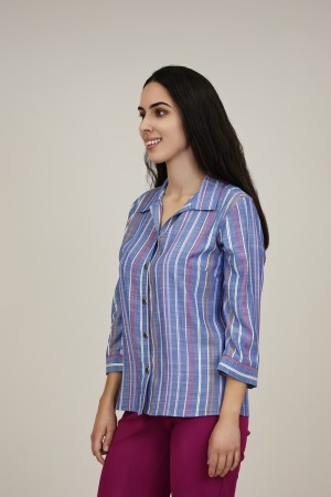 Camisa Blanca| Camisa Perforados| M47 Modas Benidorm