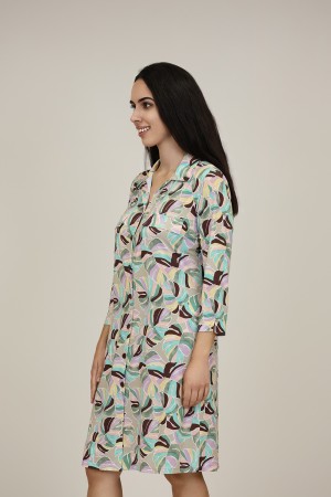 Vestido Camisero Corto | Vestido Estampado | M47 modas Benidorm