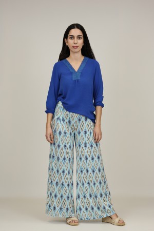 Pantalon de Punto| Pantalon Palazzo|  M47 modas Benidorm