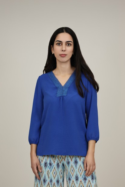 Bluson Evase| Blusa Crochet | M47 Modas Benidorm