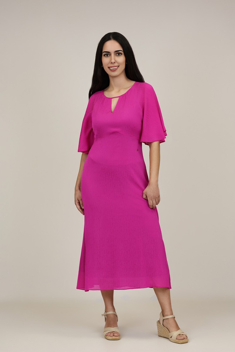 Vestido Midi Gasa | Vestido Evento| M47 Modas Benidorm